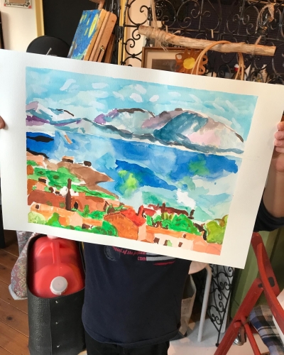 小学生の絵：水彩画＆鉛筆画【山梨の絵画教室アトリエミライ】2023年 